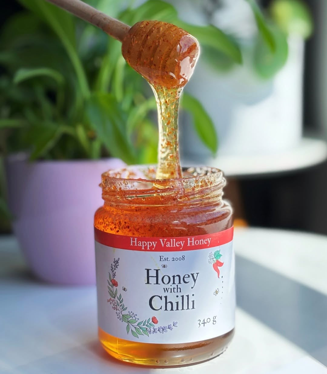 Organic Hot Chilli Honey