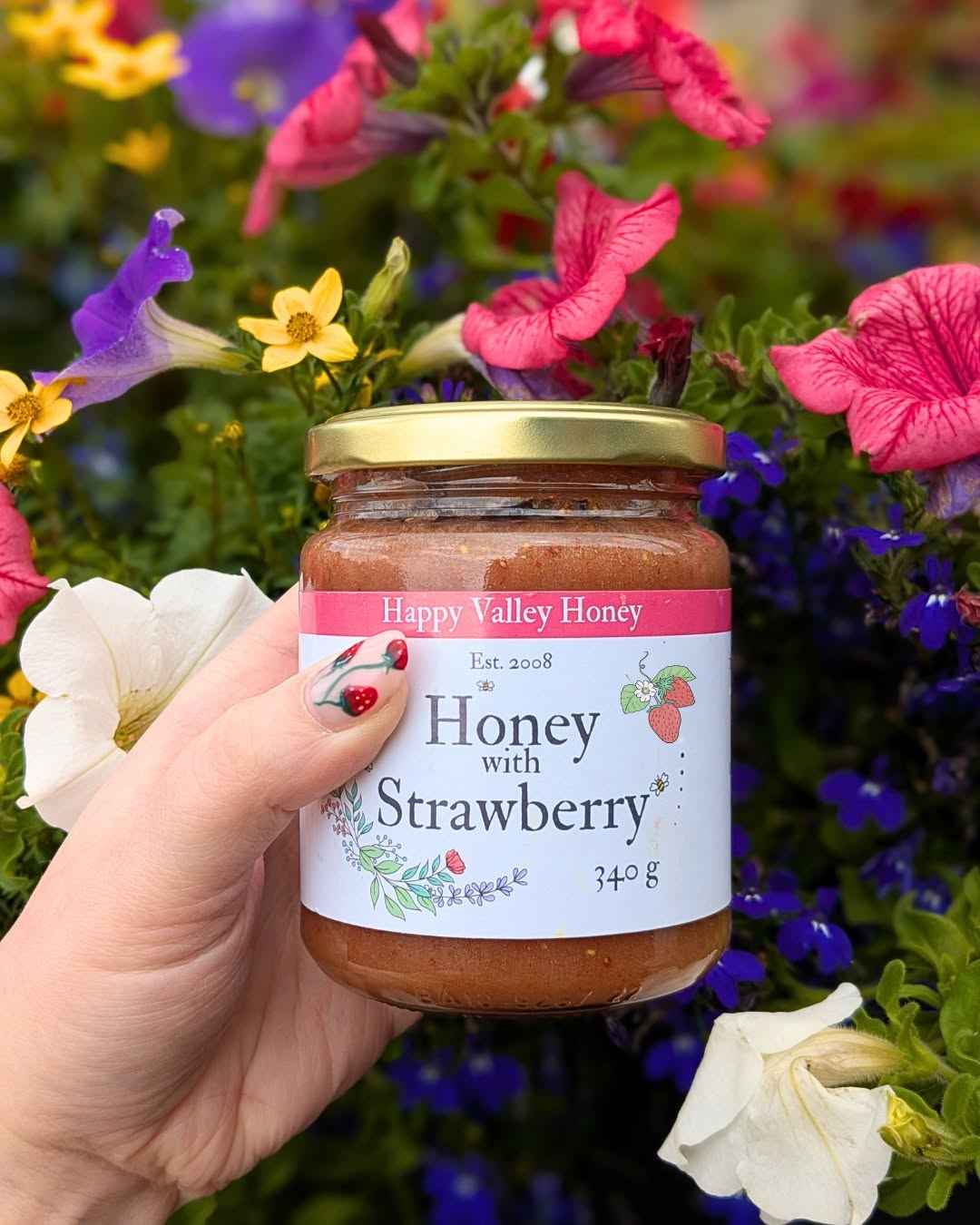 Organic Strawberry Honey